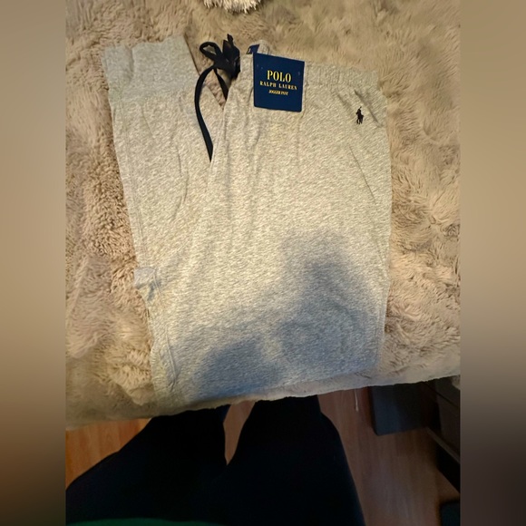 NWT - POLO RALPH LAUREN XL COTTON SLEEP WARE GREY - Picture 1 of 4